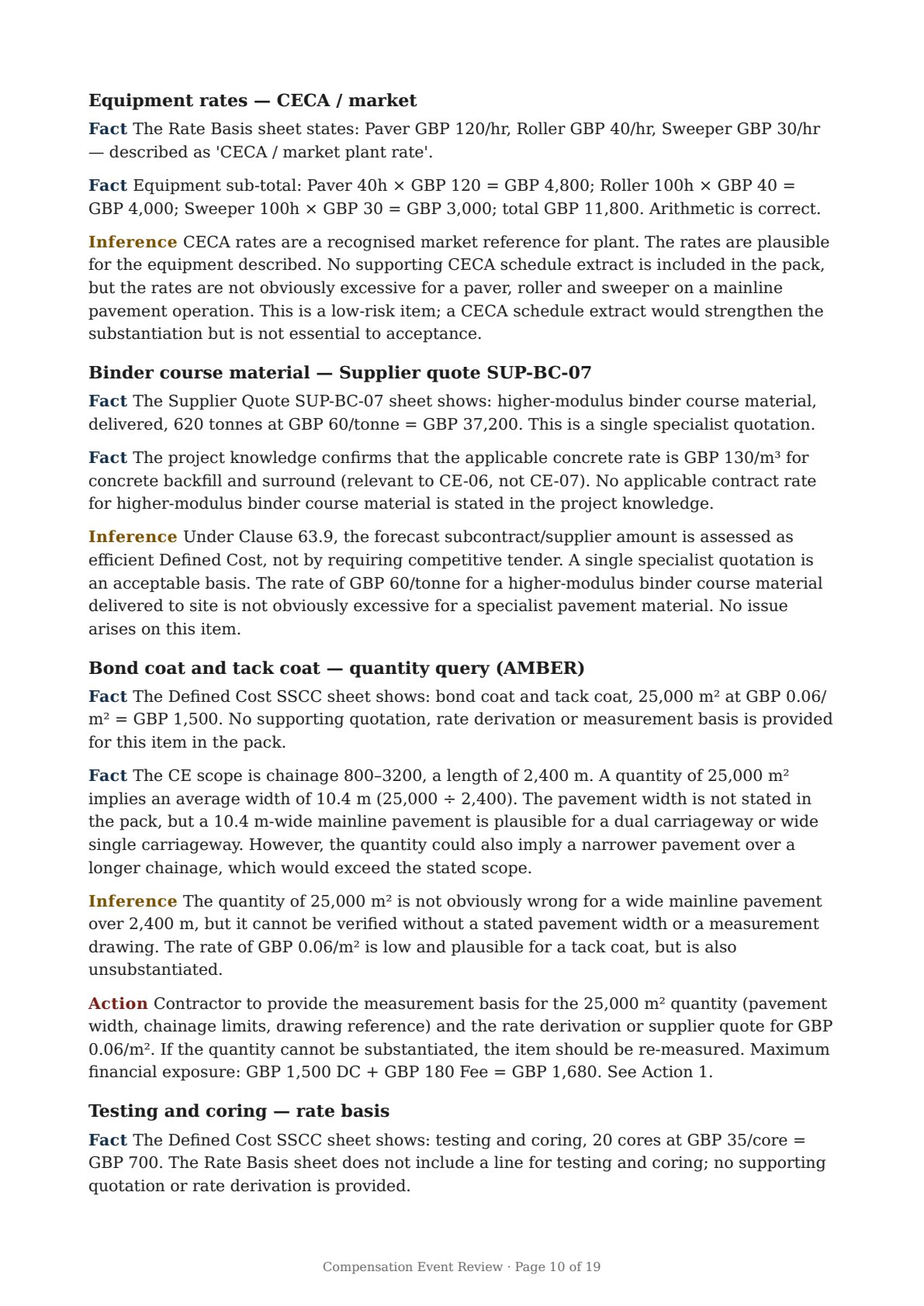 Report page 10