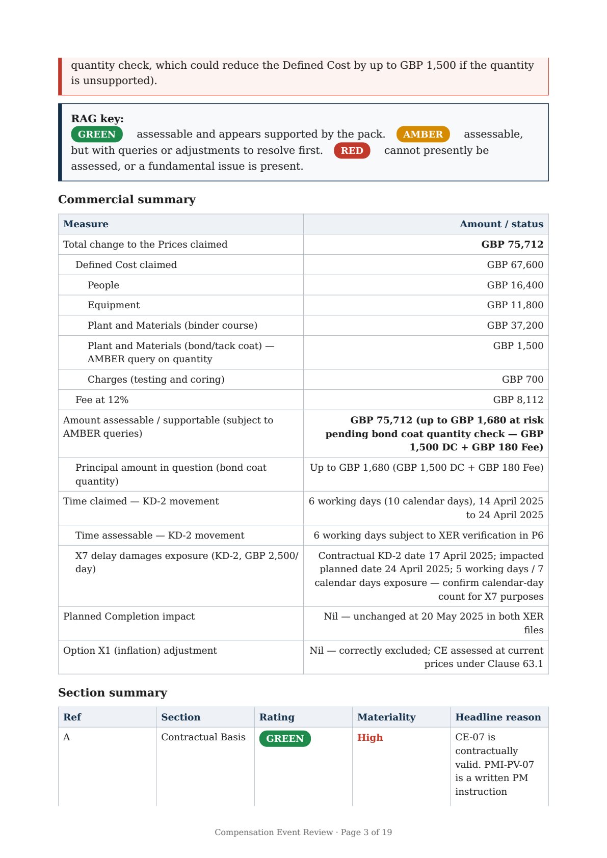 Report page 3